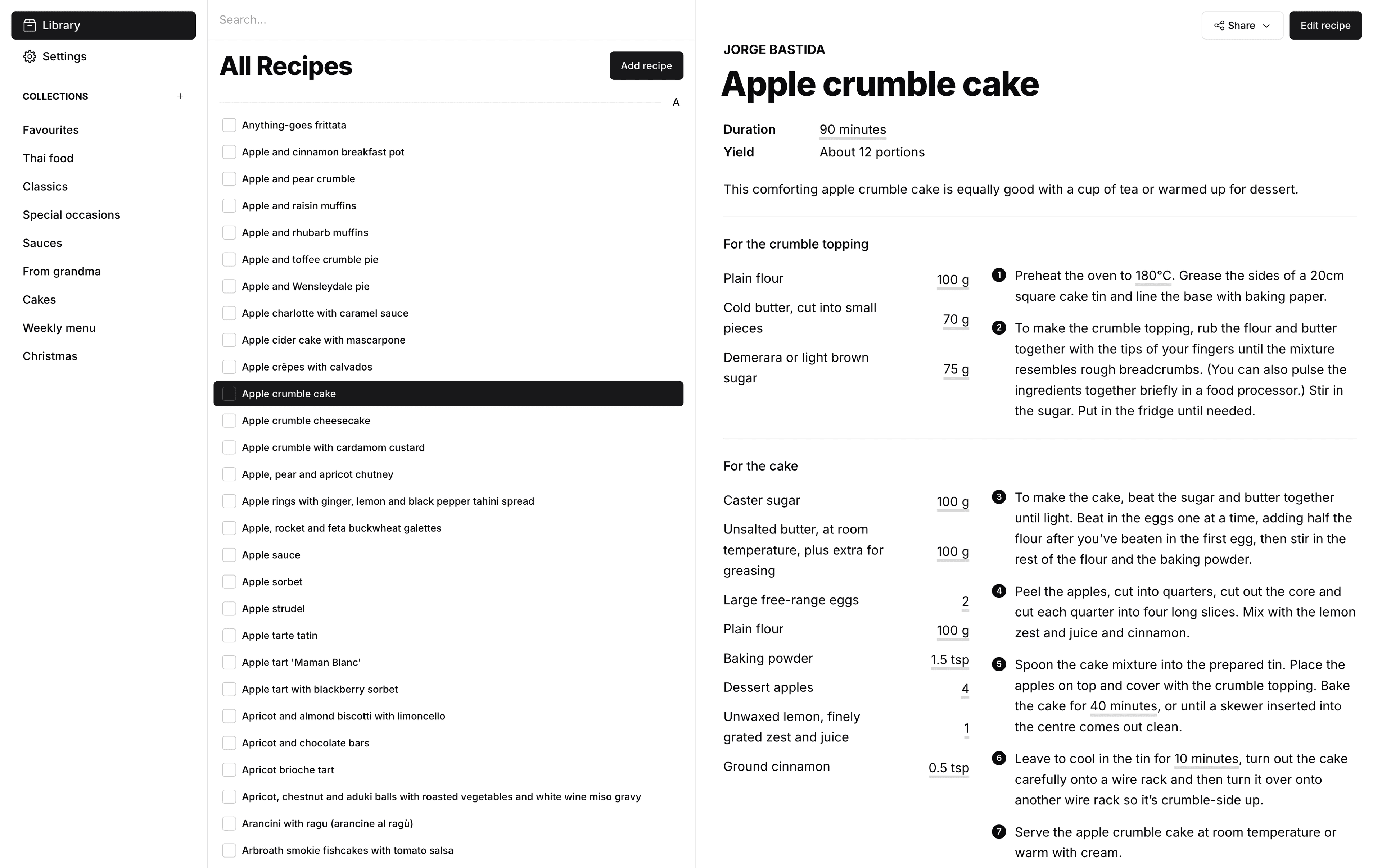 Dashboard screenshot